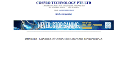 Desktop Screenshot of cospro.com.sg